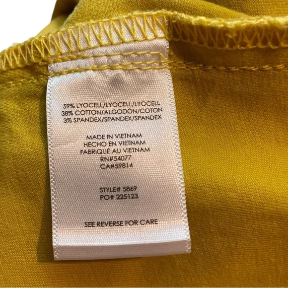 Cabi Marigold Yellow Utility Trousers Cargo Style Pants - Womens Size 6 - Picture 9 of 10